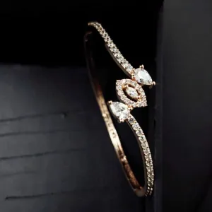 Aamrapali Rose Gold  Plated  AD  Bangle