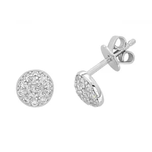 Acotis Silver Stud Earrings Zirconia G51197