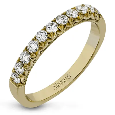 Anniversary Ring In 18k Gold With Diamonds