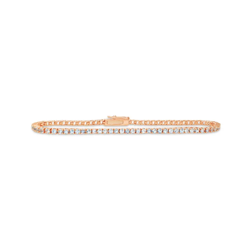 Aquamarine Tennis Bracelet