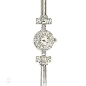 Art Deco diamond dress watch, Van Cleef & Arpels