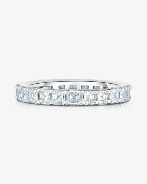 Asscher Diamond Eternity Band