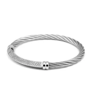 Better Half Bangle Silver