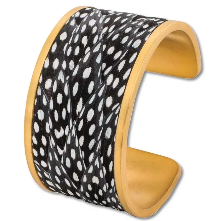 Brackish Courtney Guinea Wide Cuff Bracelets