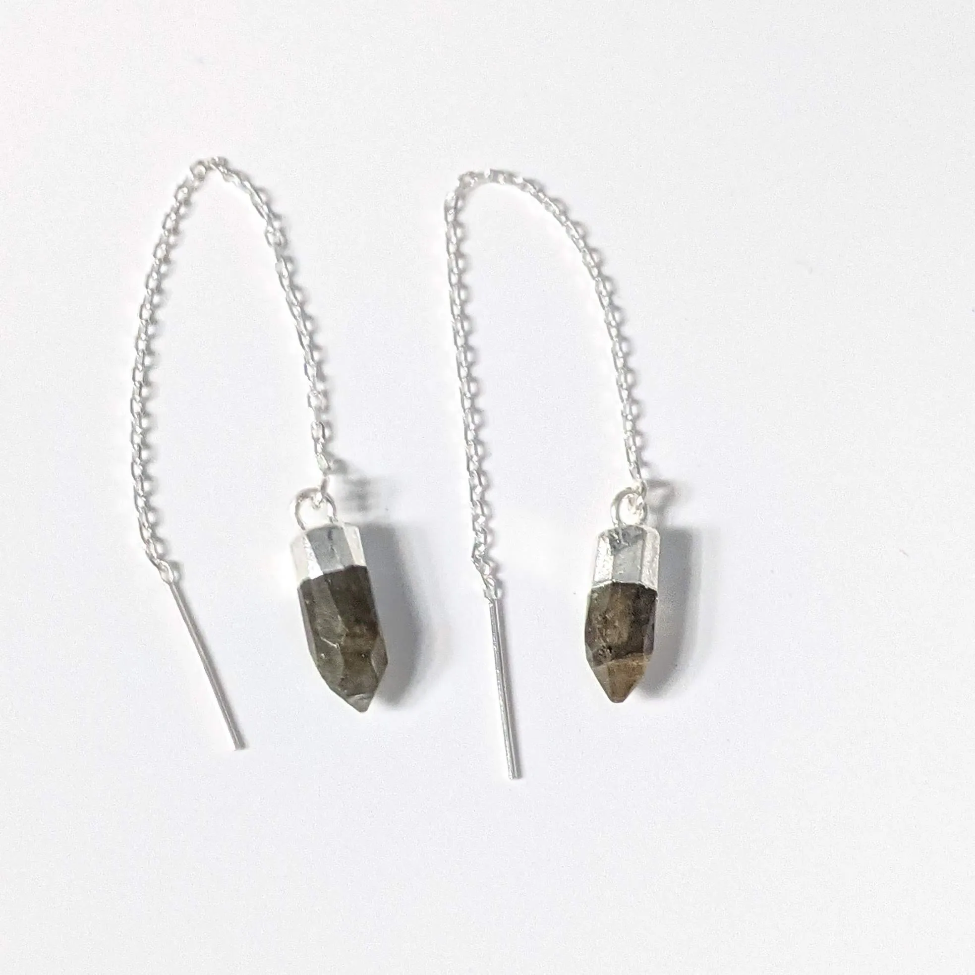 Bullet threader earrings