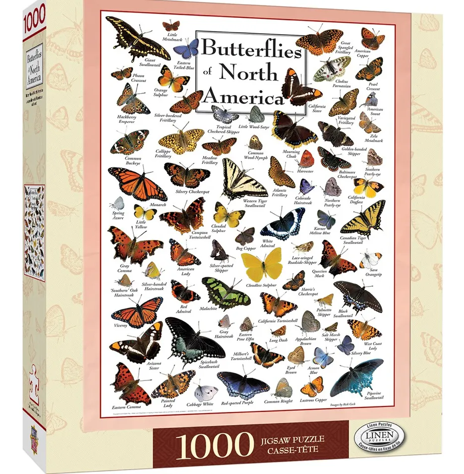 Butterflies Of North America Puzzle