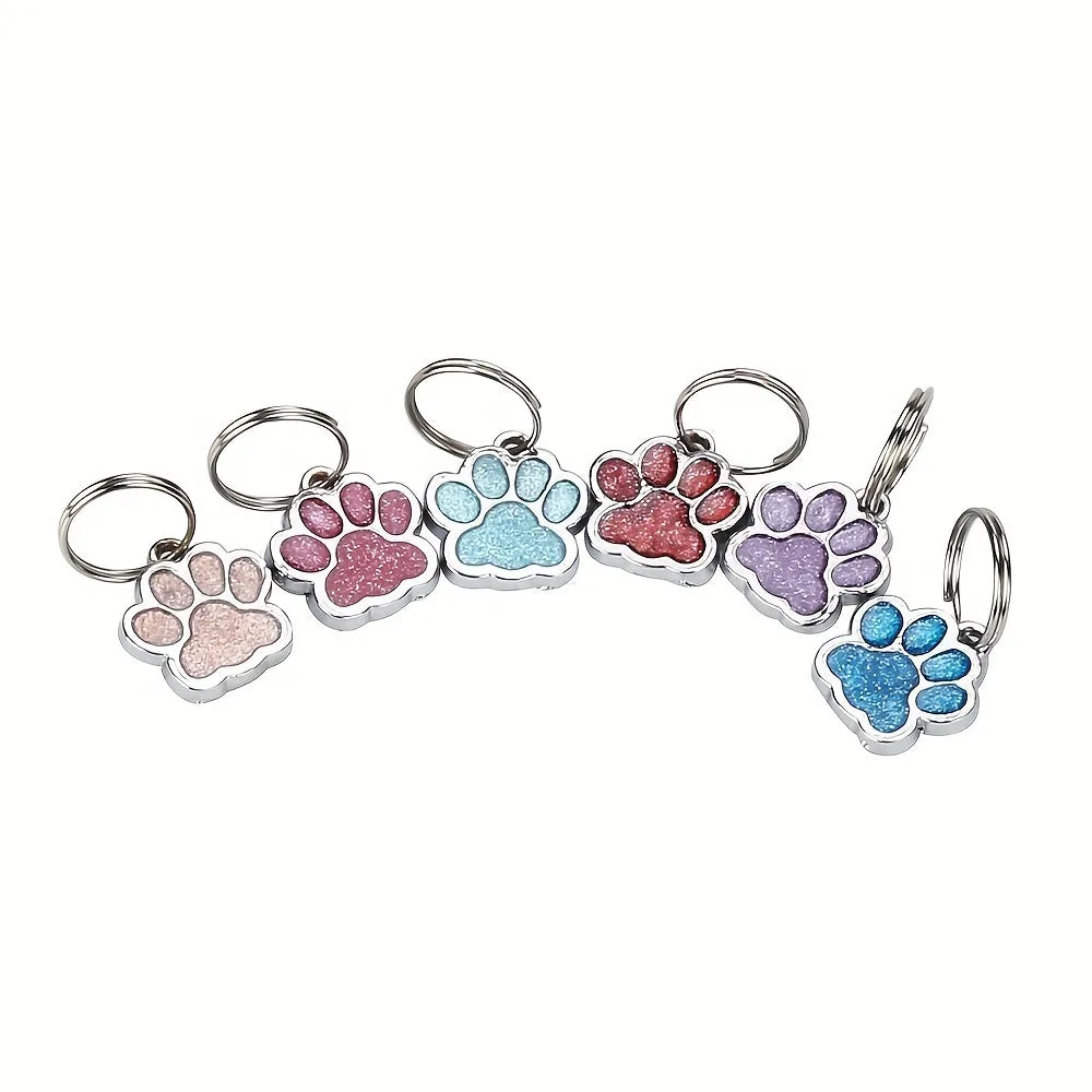 Chic Pet Accessory Mini Zinc Alloy Paw Pendant for Necklaces