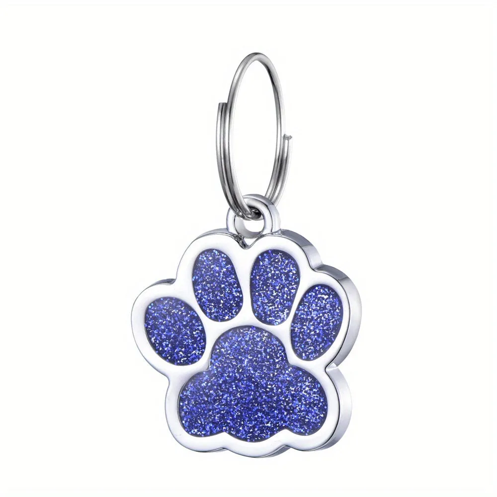 Chic Pet Accessory Mini Zinc Alloy Paw Pendant for Necklaces