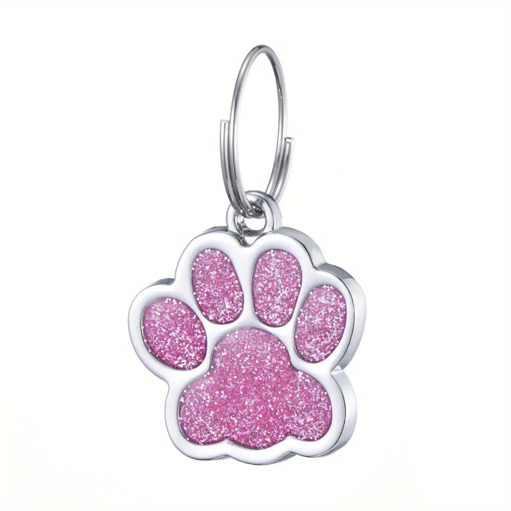 Chic Pet Accessory Mini Zinc Alloy Paw Pendant for Necklaces