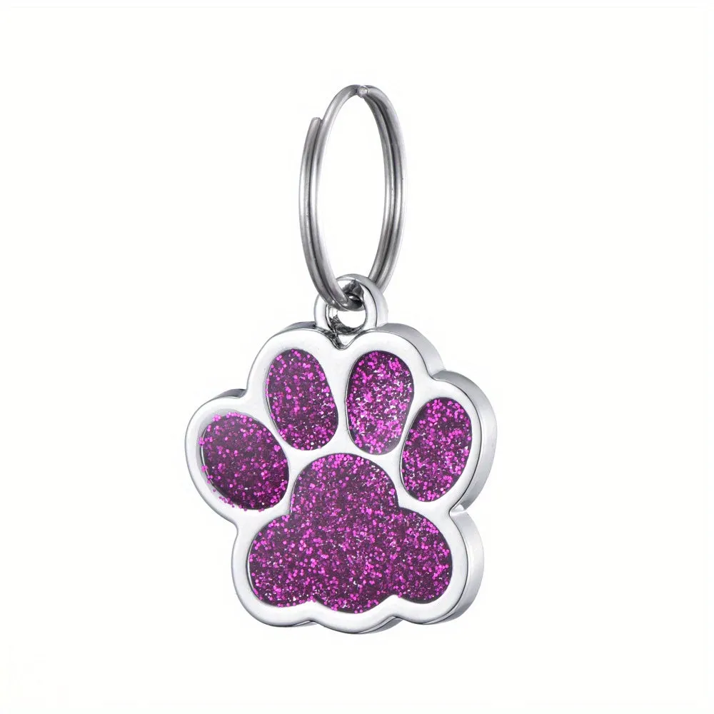 Chic Pet Accessory Mini Zinc Alloy Paw Pendant for Necklaces