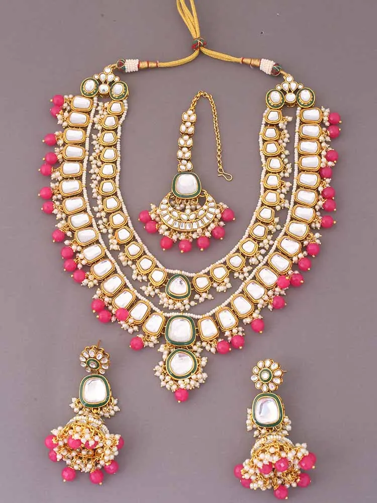 Coral Archisha Jewellery Set