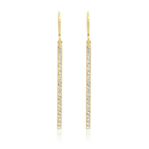 Diamond Stick Earrings