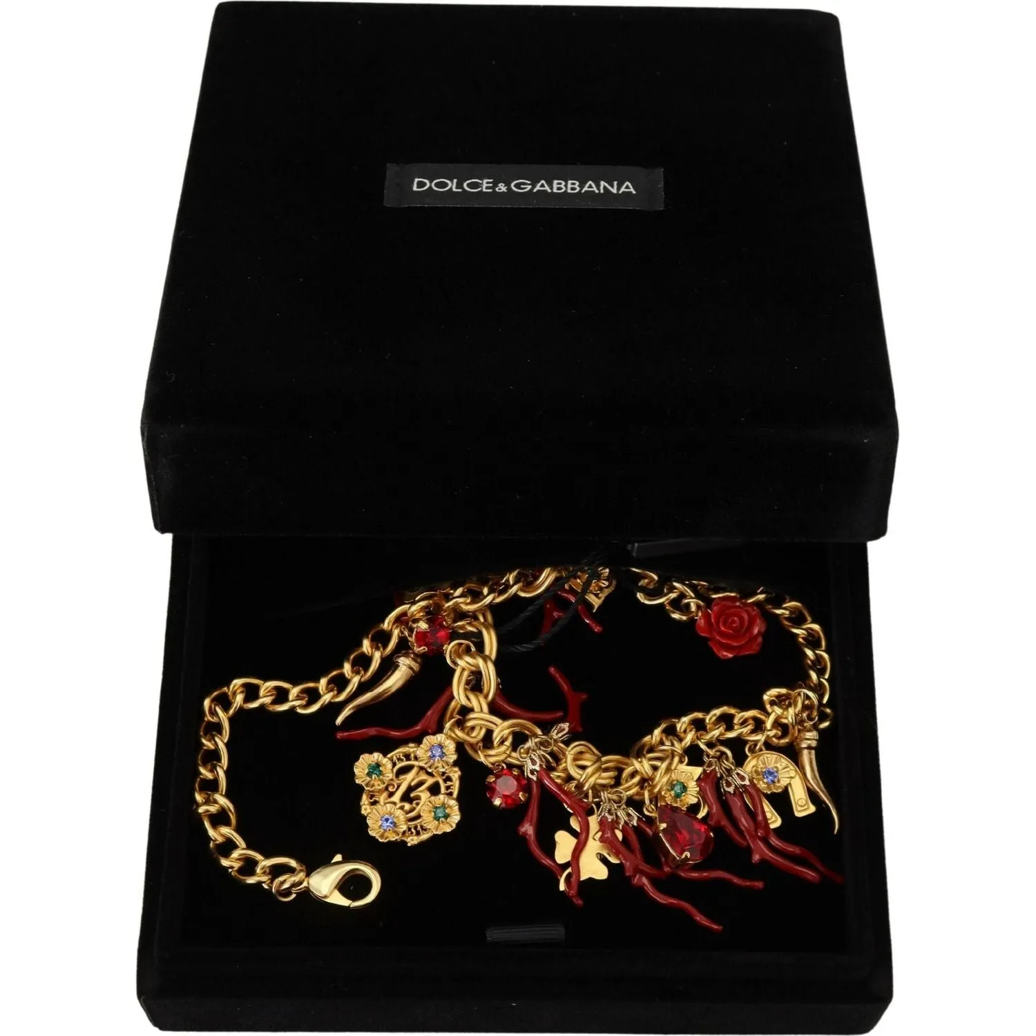 Dolce & Gabbana Opulent Multicolor Crystal Statement Necklace