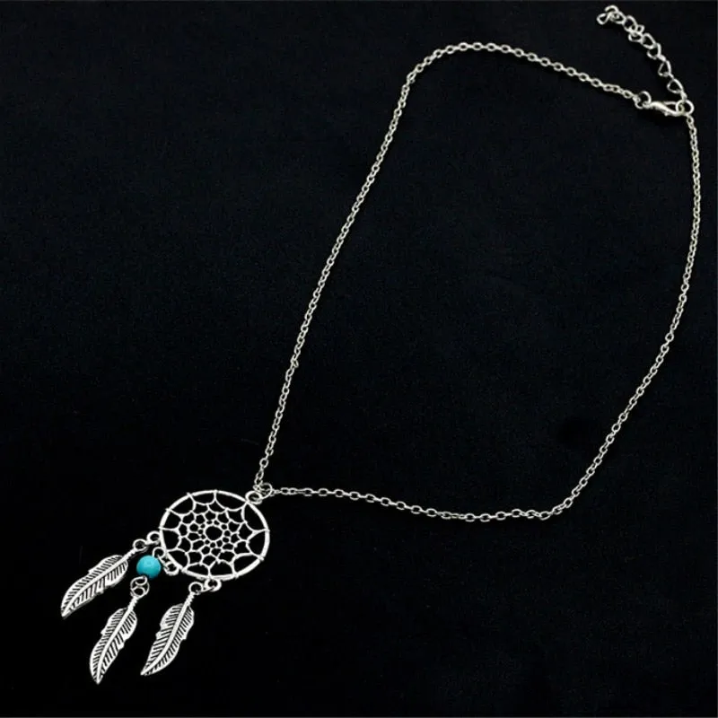 Dreamcatcher Pendant Mandala Lotus Necklaces