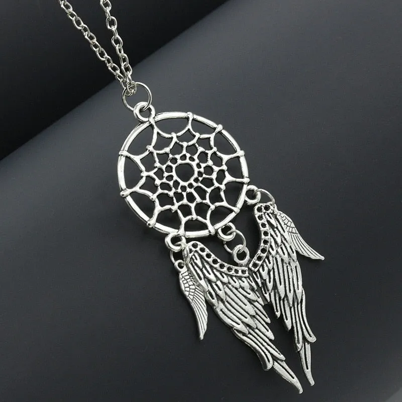 Dreamcatcher Pendant Mandala Lotus Necklaces