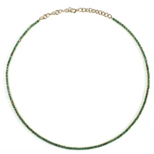 Emerald Tennis Necklace