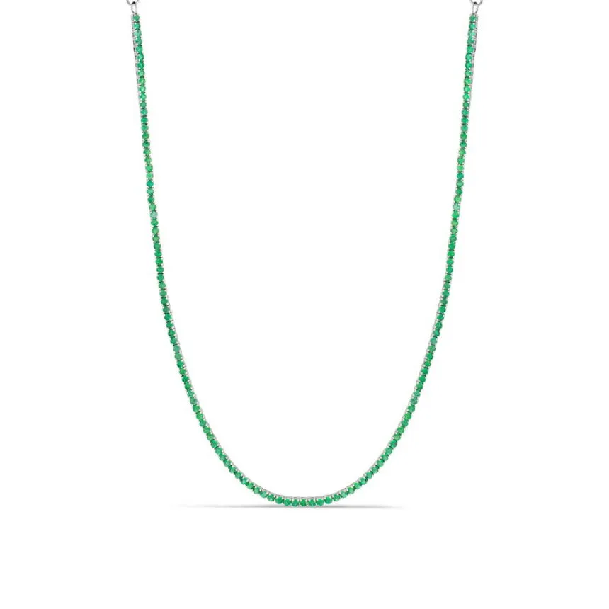 Emerald Tennis Necklace