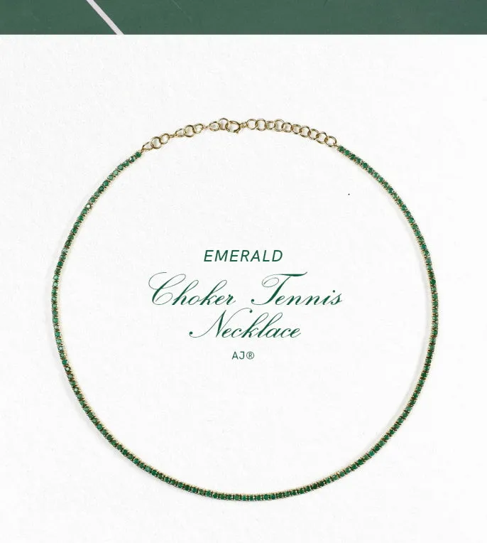 Emerald Tennis Necklace