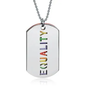 Equality Tag Necklace