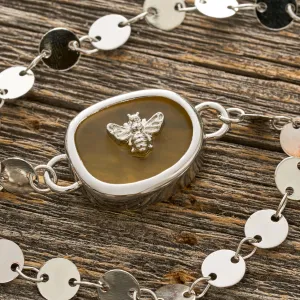 Glass Bee Bracelet