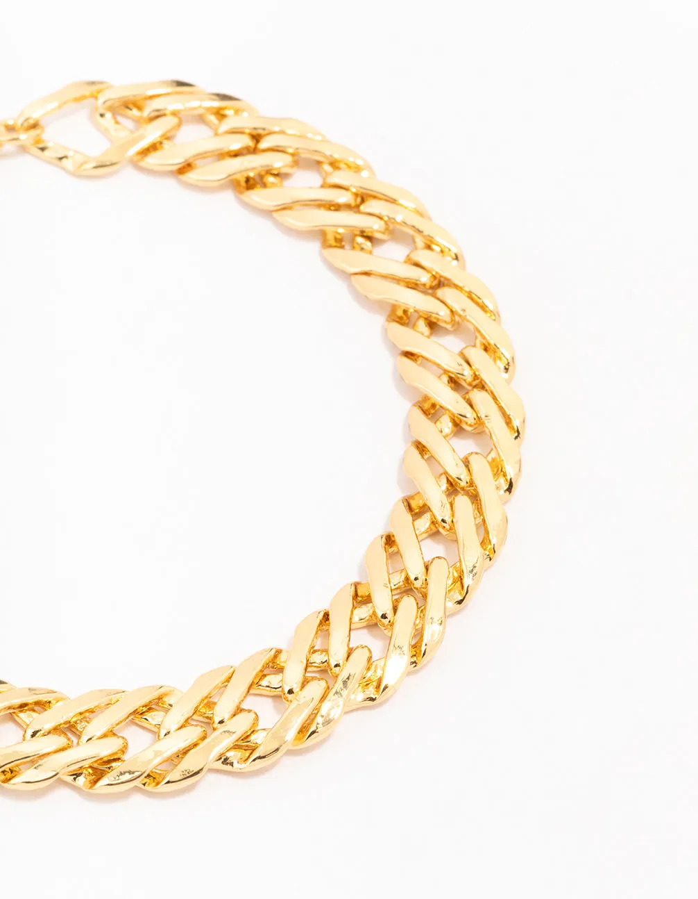 Gold Plated Bold Chain Bracelet