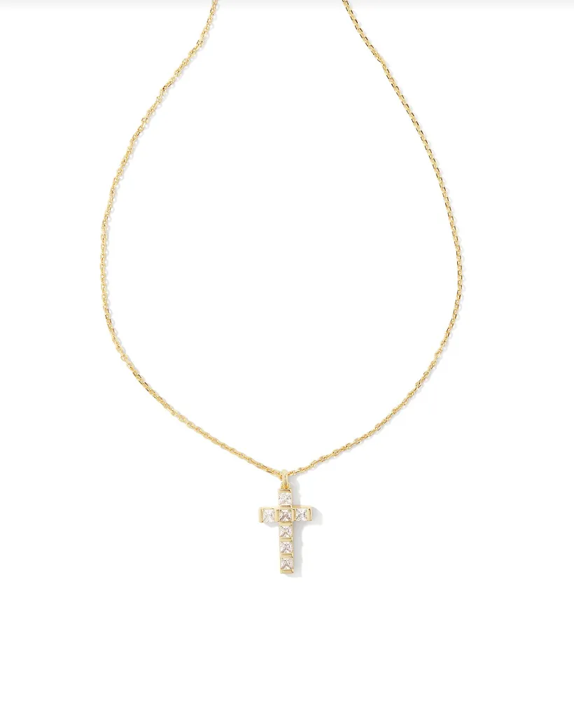 Gracie Cross Pendant Necklace