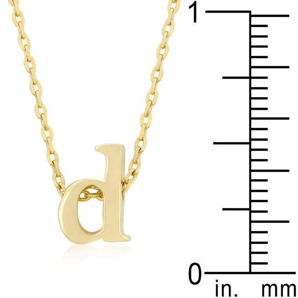 Initial D Gold Pendant