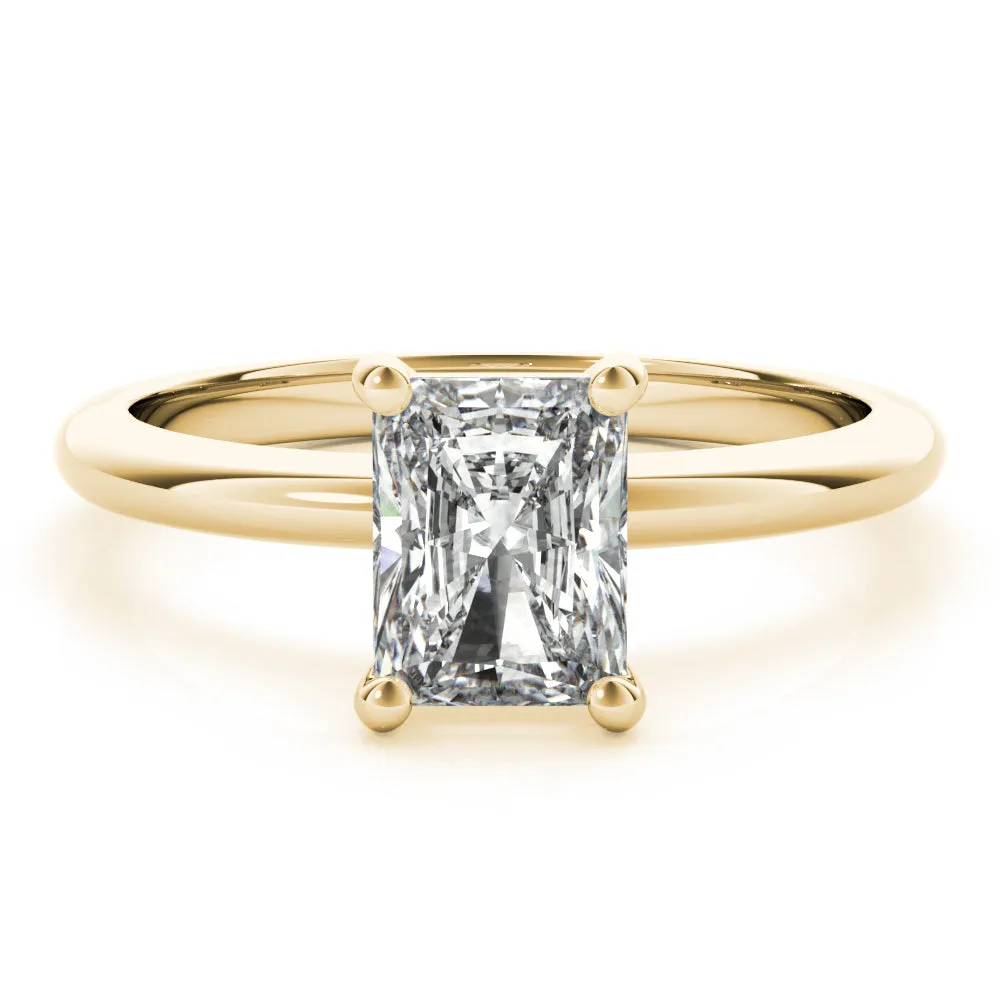 Lara Radiant Diamond Engagement Ring Setting