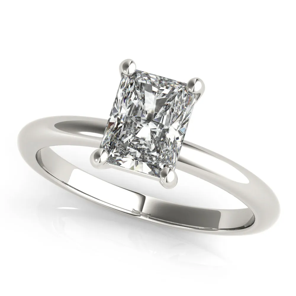 Lara Radiant Diamond Engagement Ring Setting