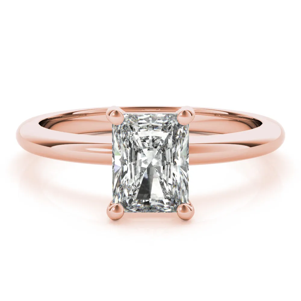 Lara Radiant Diamond Engagement Ring Setting