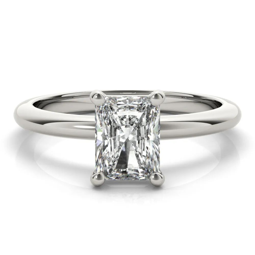 Lara Radiant Diamond Engagement Ring Setting