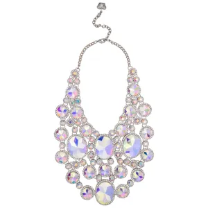 Large Elaborate Chandelier Mirror Necklace