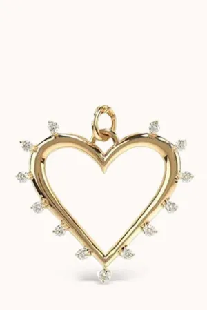 OPEN HEART CHARM