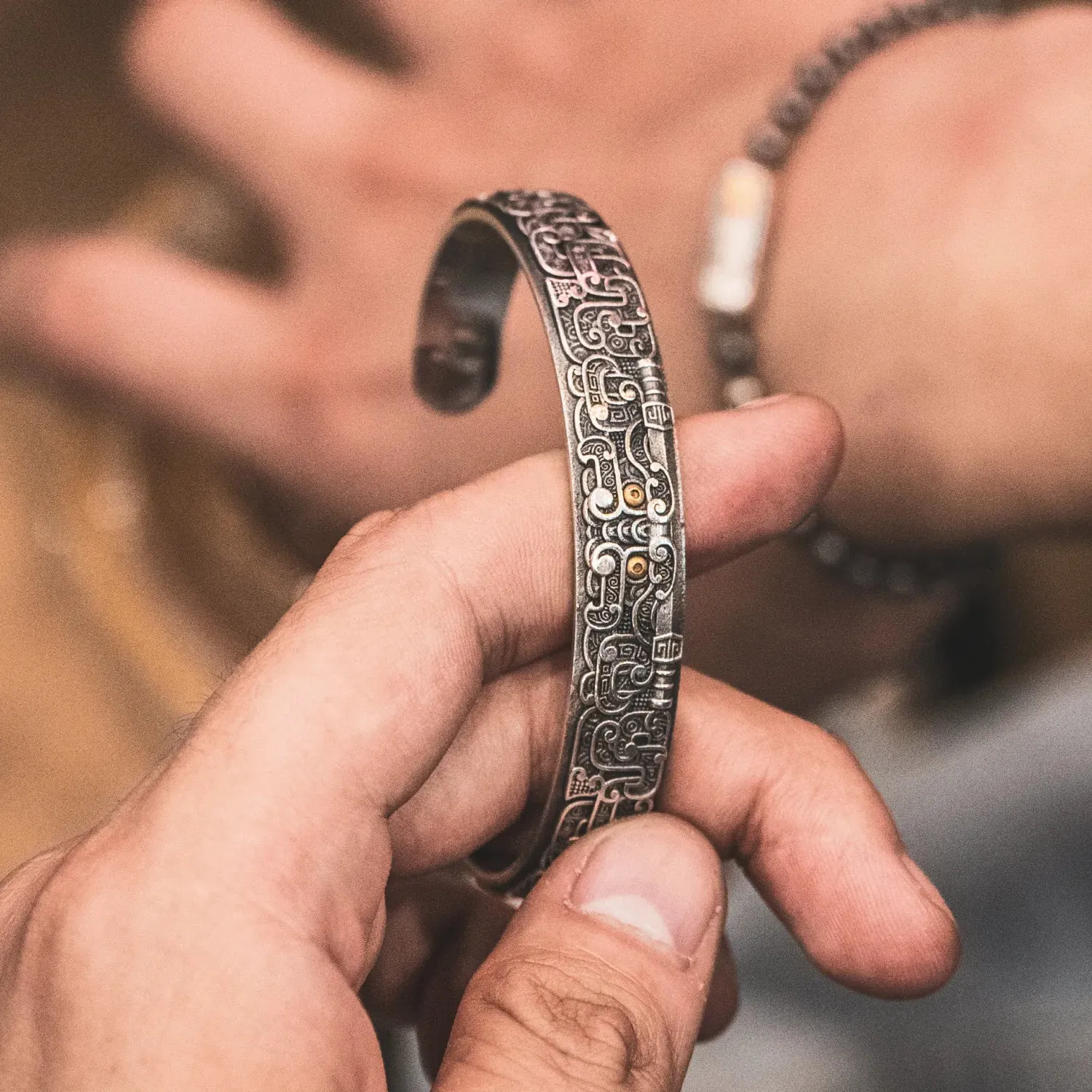 Oriental Patterned Bracelet