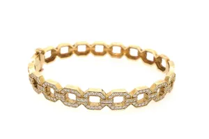 Penny Preville Open Link Diamond Bangle Bracelet