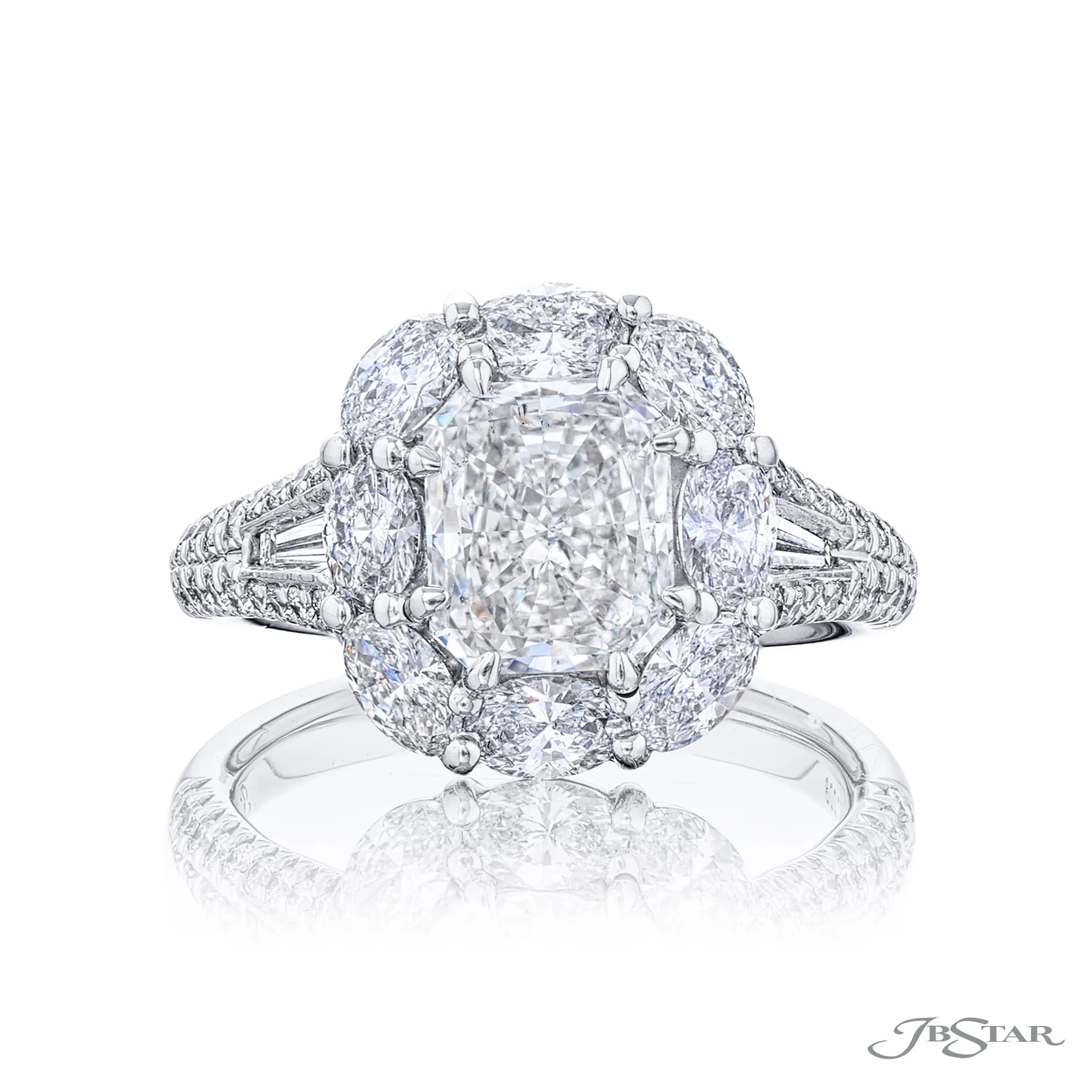 Radiant-Cut Diamond Ring