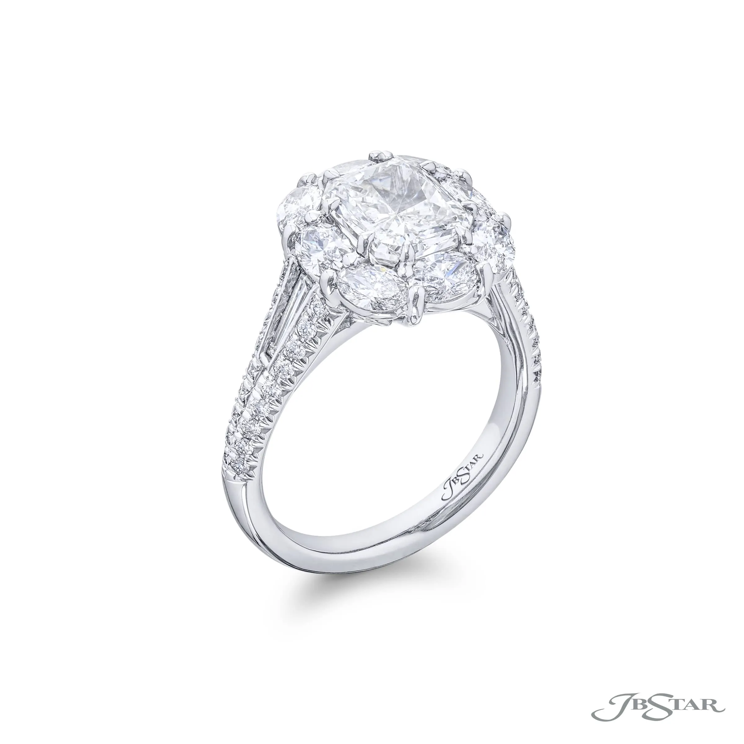 Radiant-Cut Diamond Ring