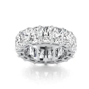 Radiant Cut Lab Grown Diamond Eternity Ring - 11.25cttw