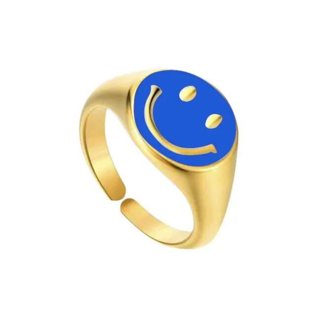 Smiley face ring