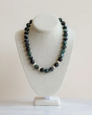 Sparta Jade and Silver Necklace