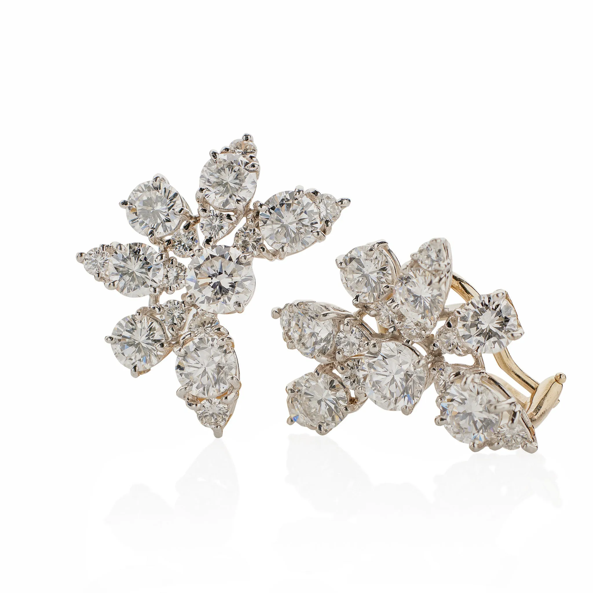 Van Cleef & Arpels 1960s Diamond Clip Earrings