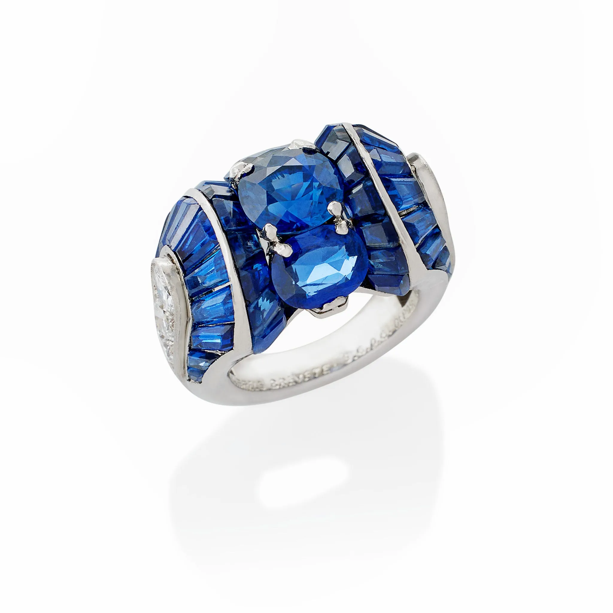 Van Cleef & Arpels Paris No-Heat Burmese Sapphire Ring