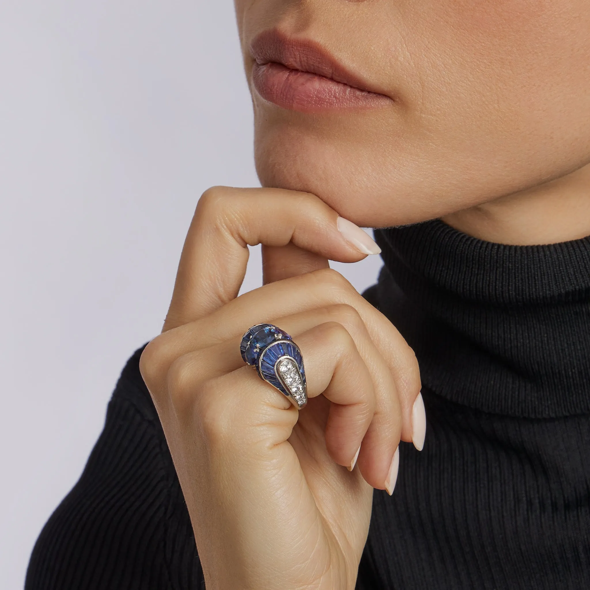 Van Cleef & Arpels Paris No-Heat Burmese Sapphire Ring