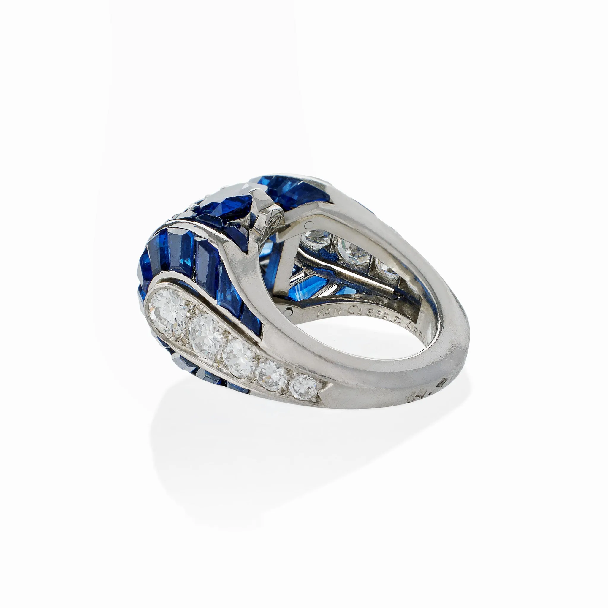 Van Cleef & Arpels Paris No-Heat Burmese Sapphire Ring