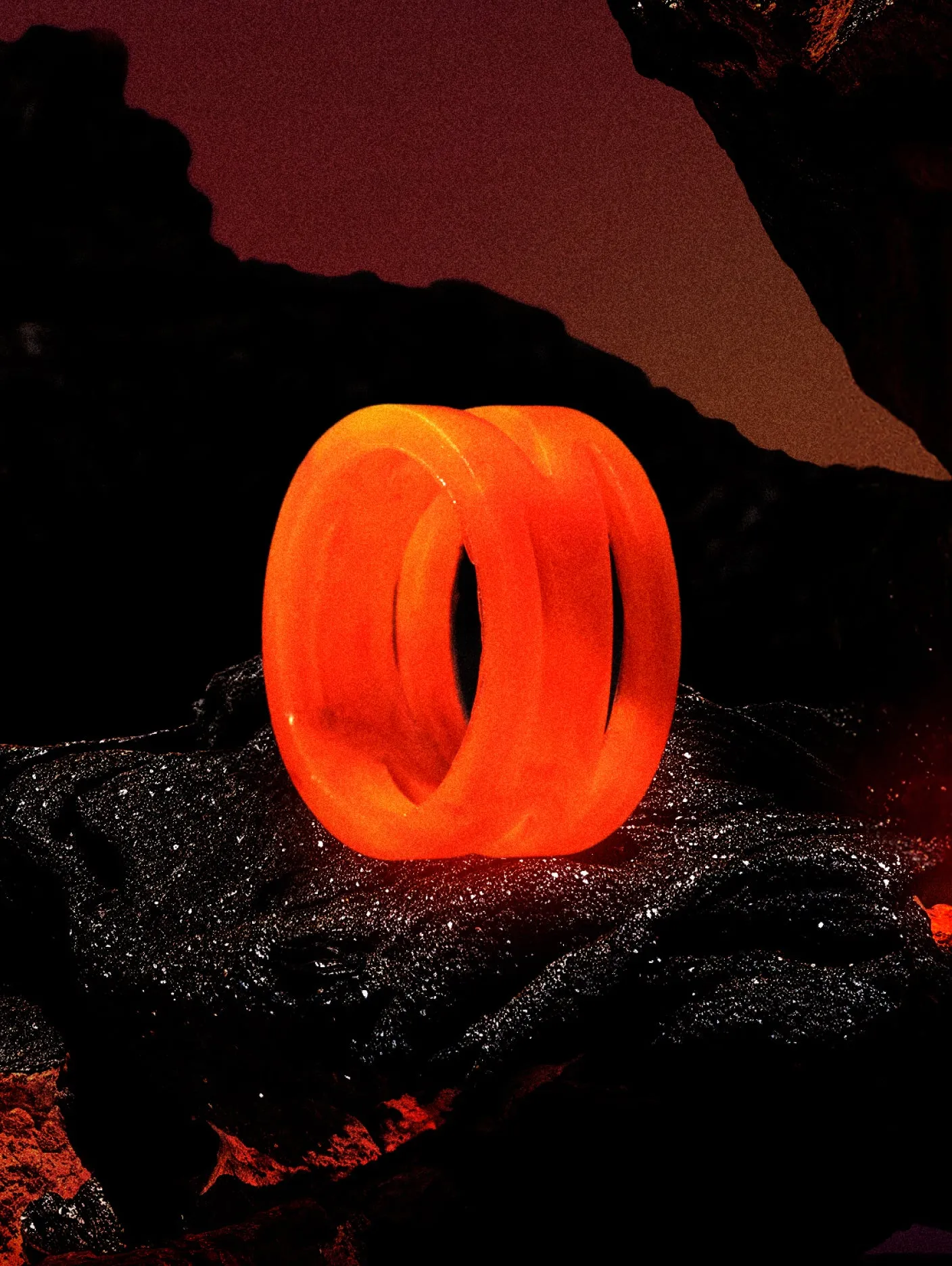 Women’s Lava Zaha Silicone Ring