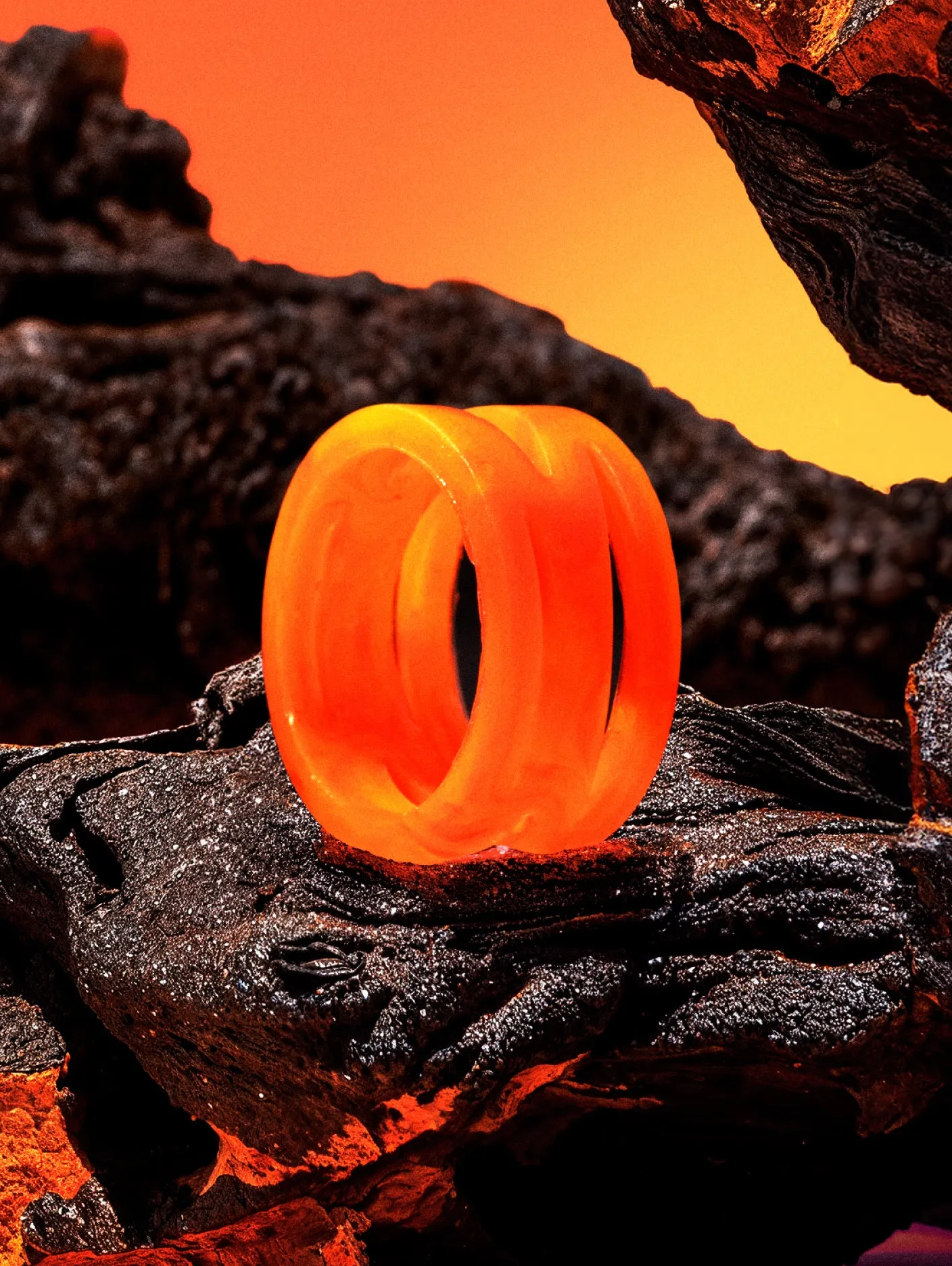 Women’s Lava Zaha Silicone Ring